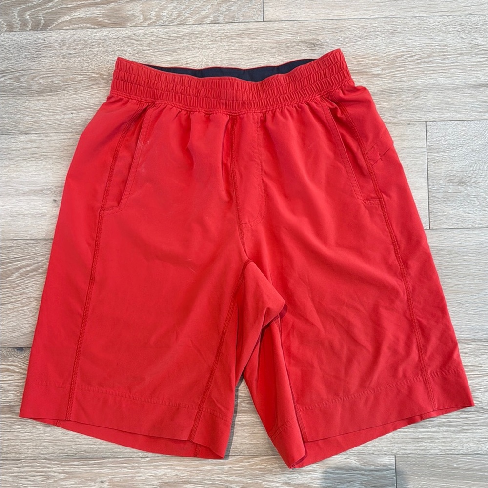 Lululemon Red Athletic Shorts
